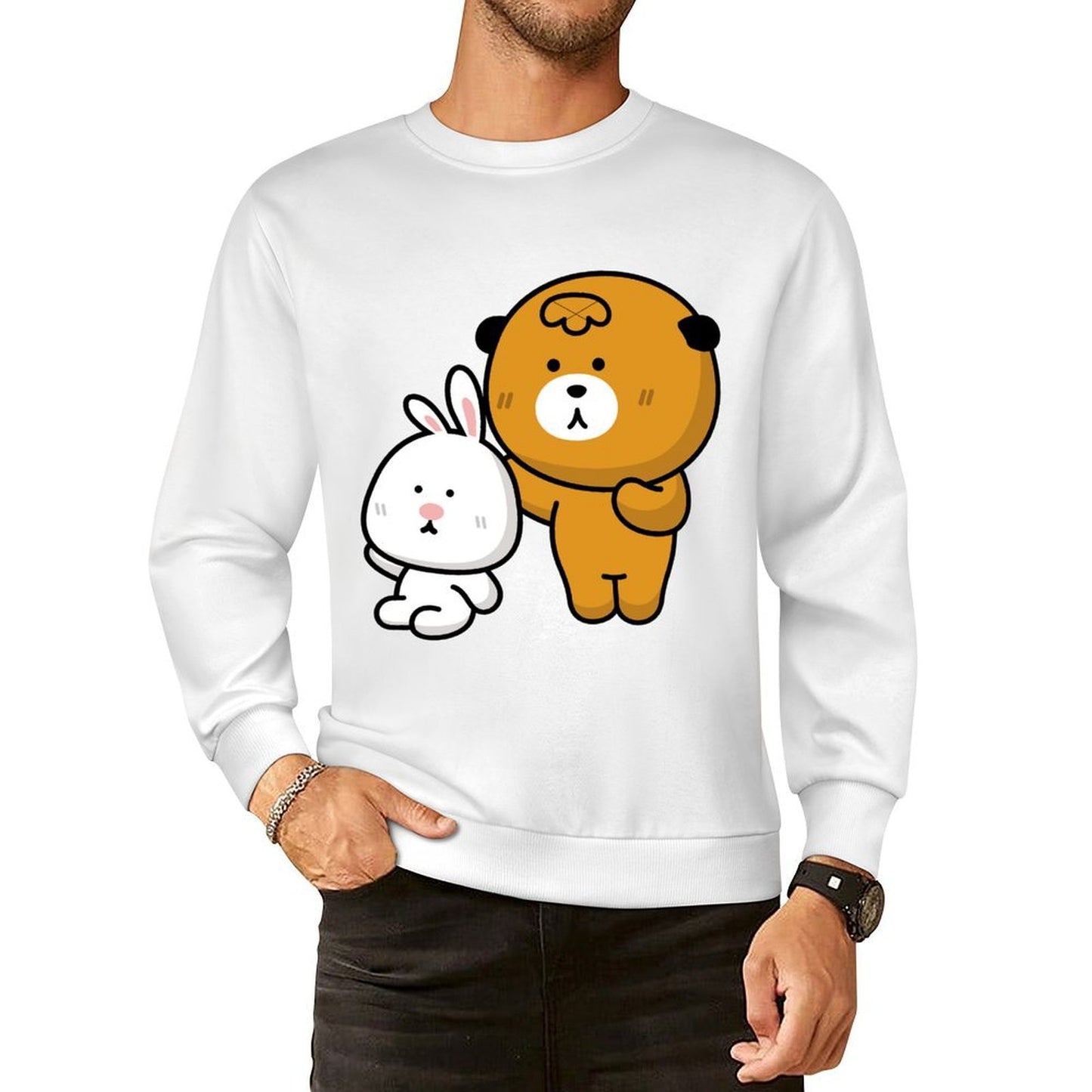 Front Patterned Long Sleeve TopOn-Demand ClassicSeries