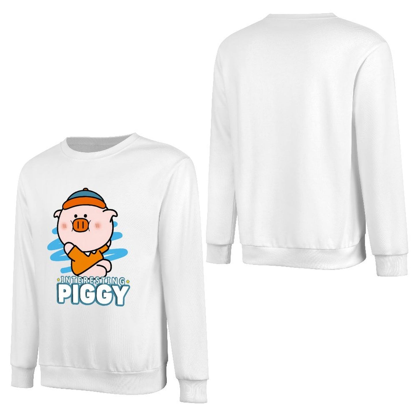 Front Patterned Long Sleeve TopLogo-Ready Tear-Resistant