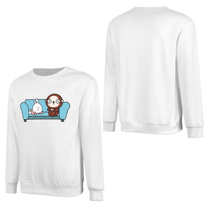 Front Patterned Long Sleeve TopWeekend CityStyle