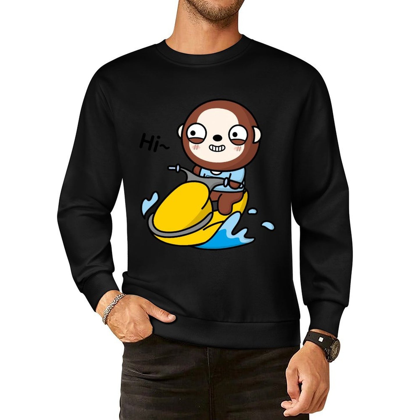 Front Patterned Long Sleeve TopActive Wrinkle-Free