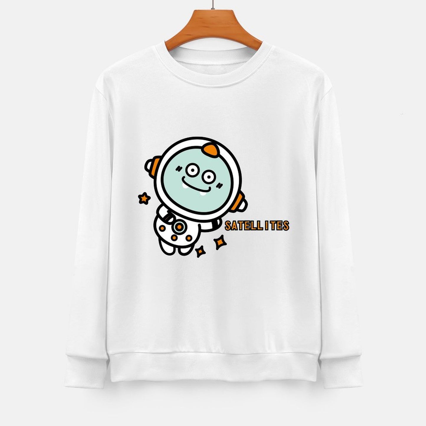 Front Patterned Long Sleeve TopStreetStyle Regular