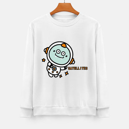 Front Patterned Long Sleeve TopStreetStyle Regular