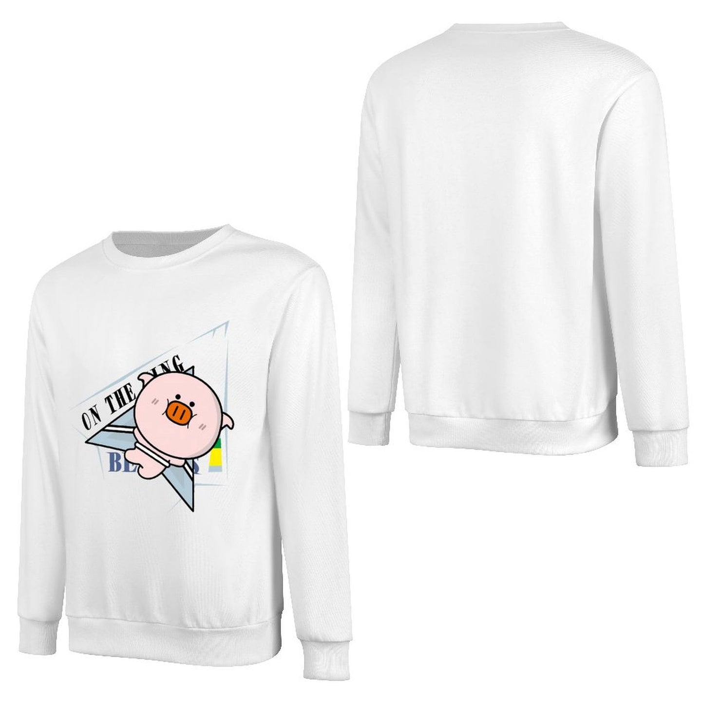 Front Patterned Long Sleeve TopCityStyle ActiveWear