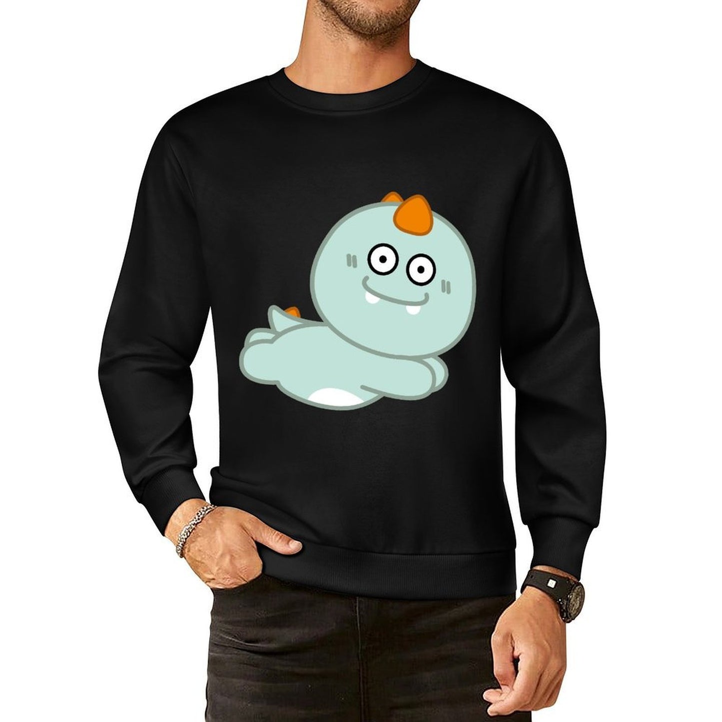 Front Patterned Long Sleeve TopClassicSeries Design-Your-Own