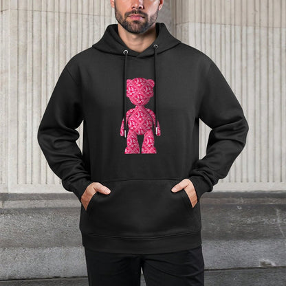 Hoodie Front PatternPerformance Solid