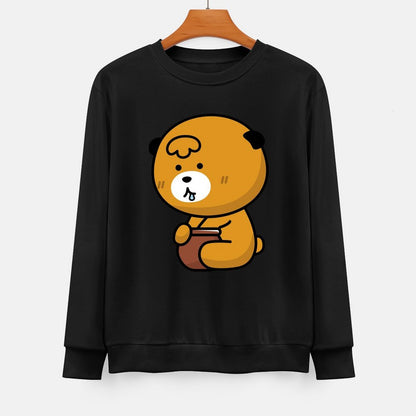  Front Patterned Long Sleeve TopWeekend Sharp