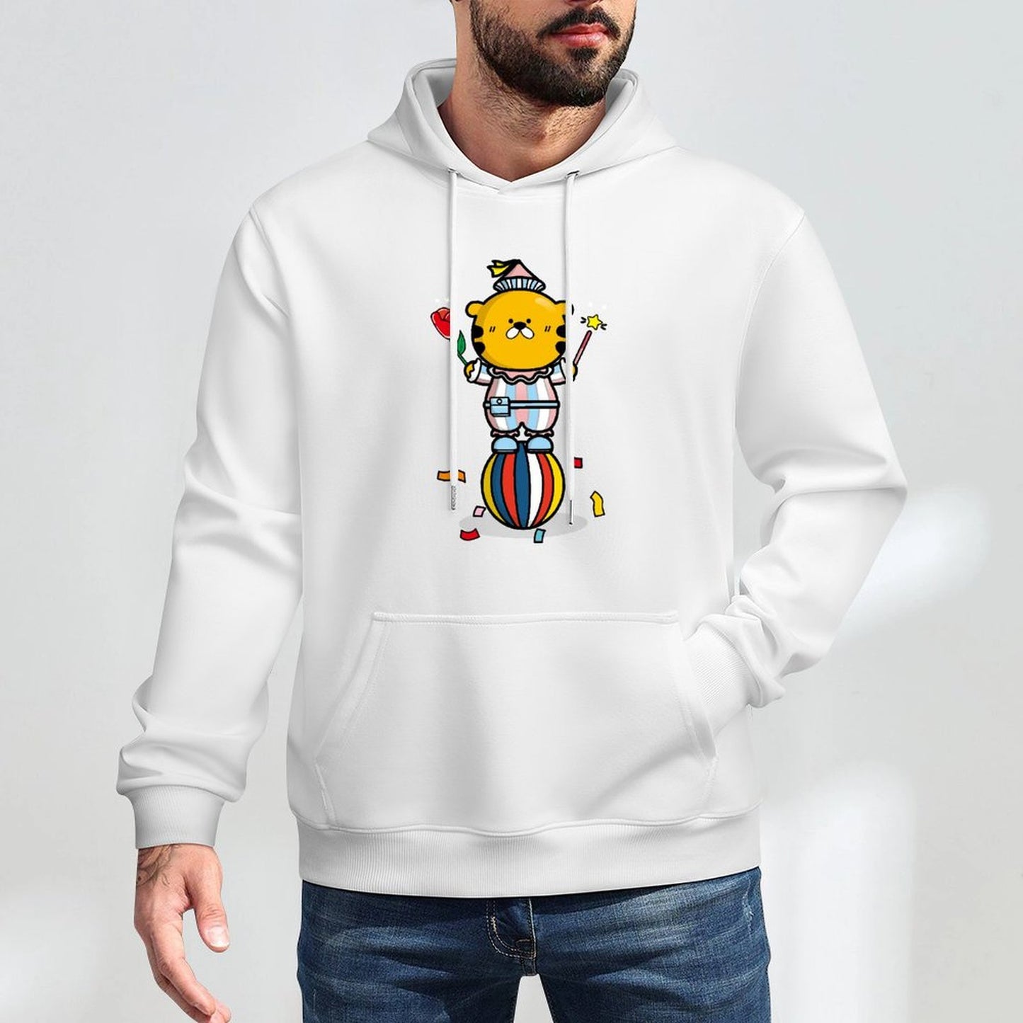 Crisp Print Premium Front Graphic Hoodies