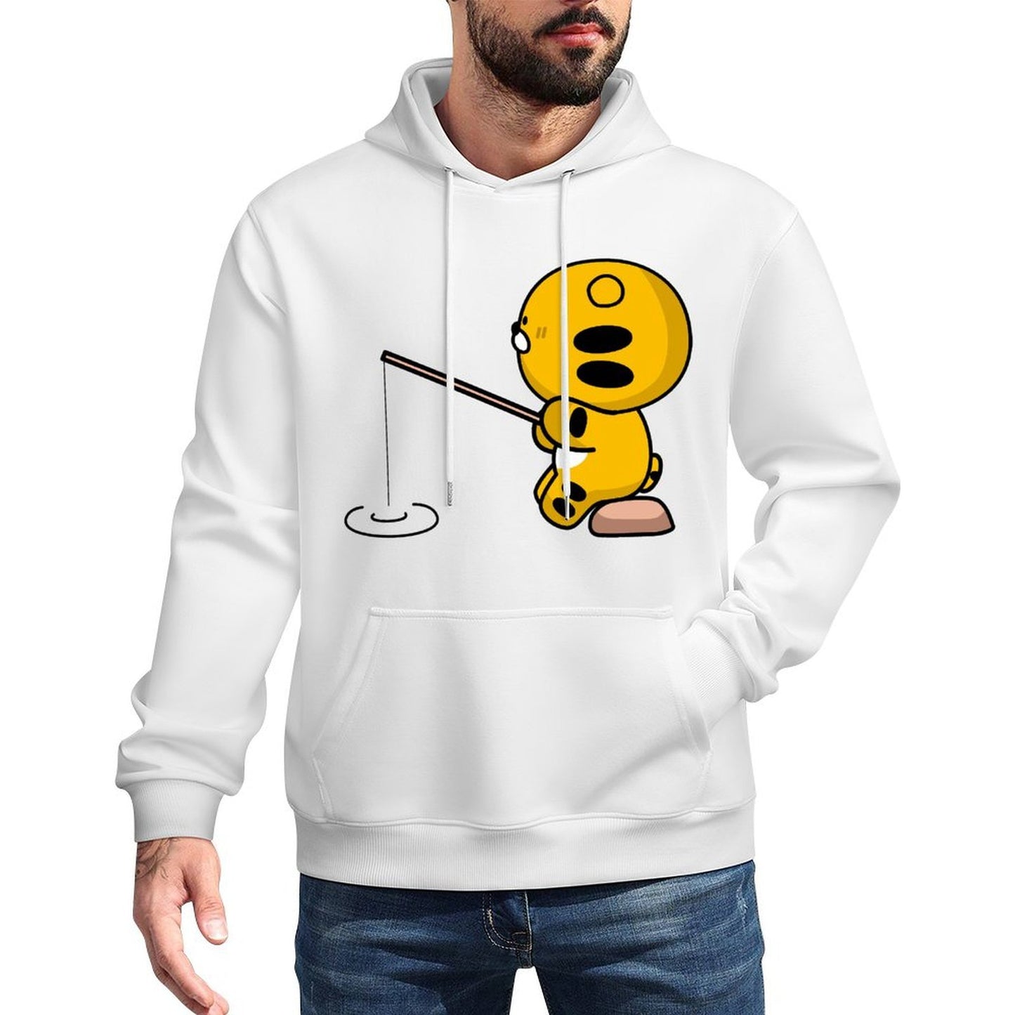 IPBR 250g Hooded Pocket Sweatshirt Front GraphicMen's Hooded  Sweatshirt4000051