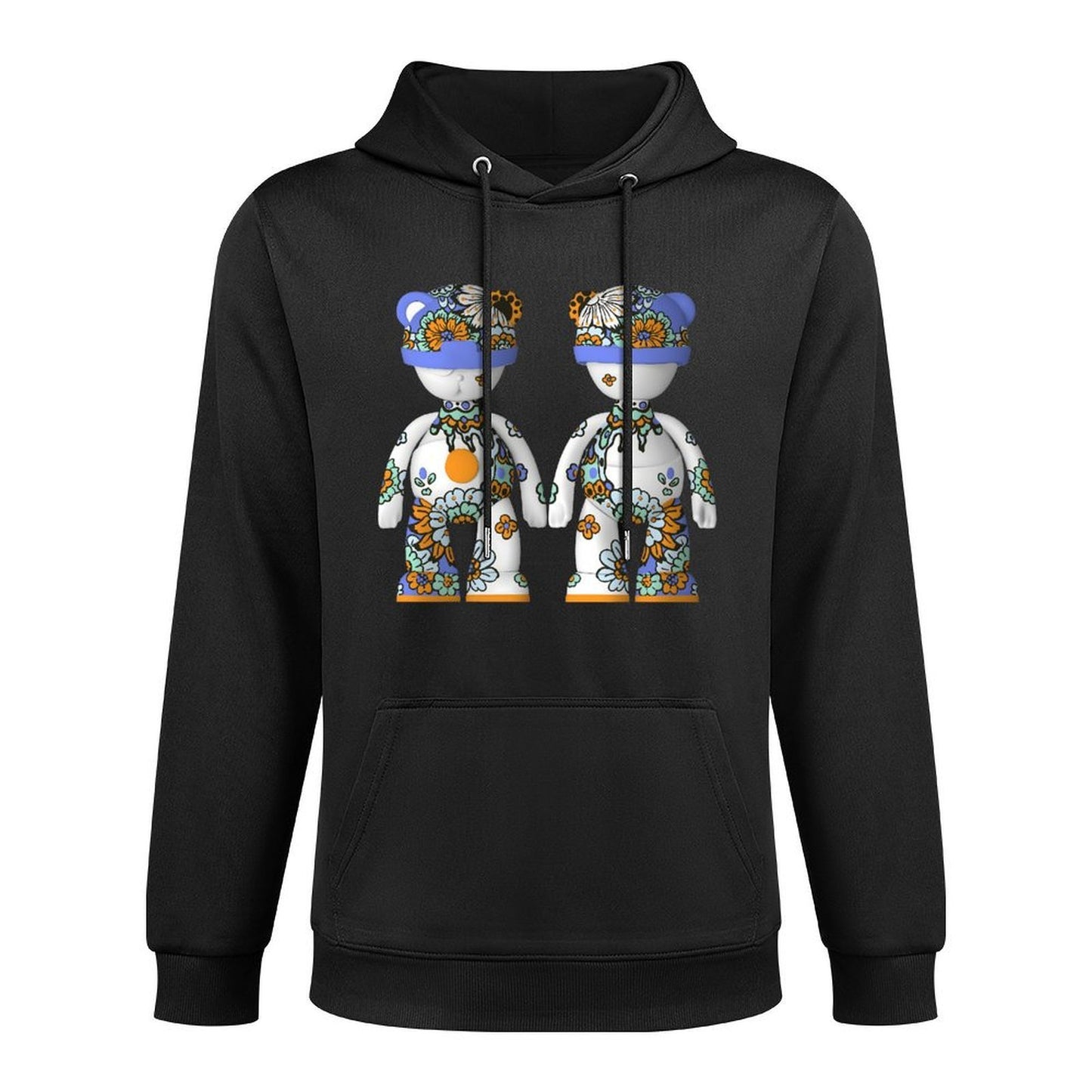 Hoodie Front PatternMoisture-Wicking Solid