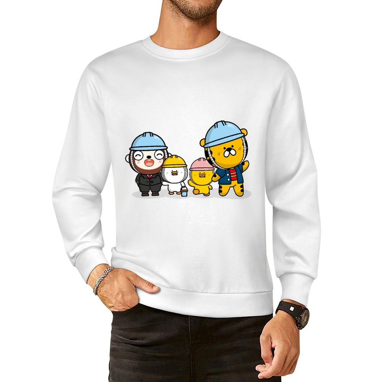 Front Patterned Long Sleeve TopSport On-Demand