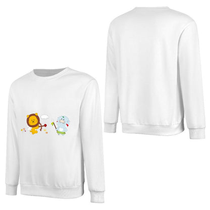 Front Patterned Long Sleeve TopClean Edges Unisex