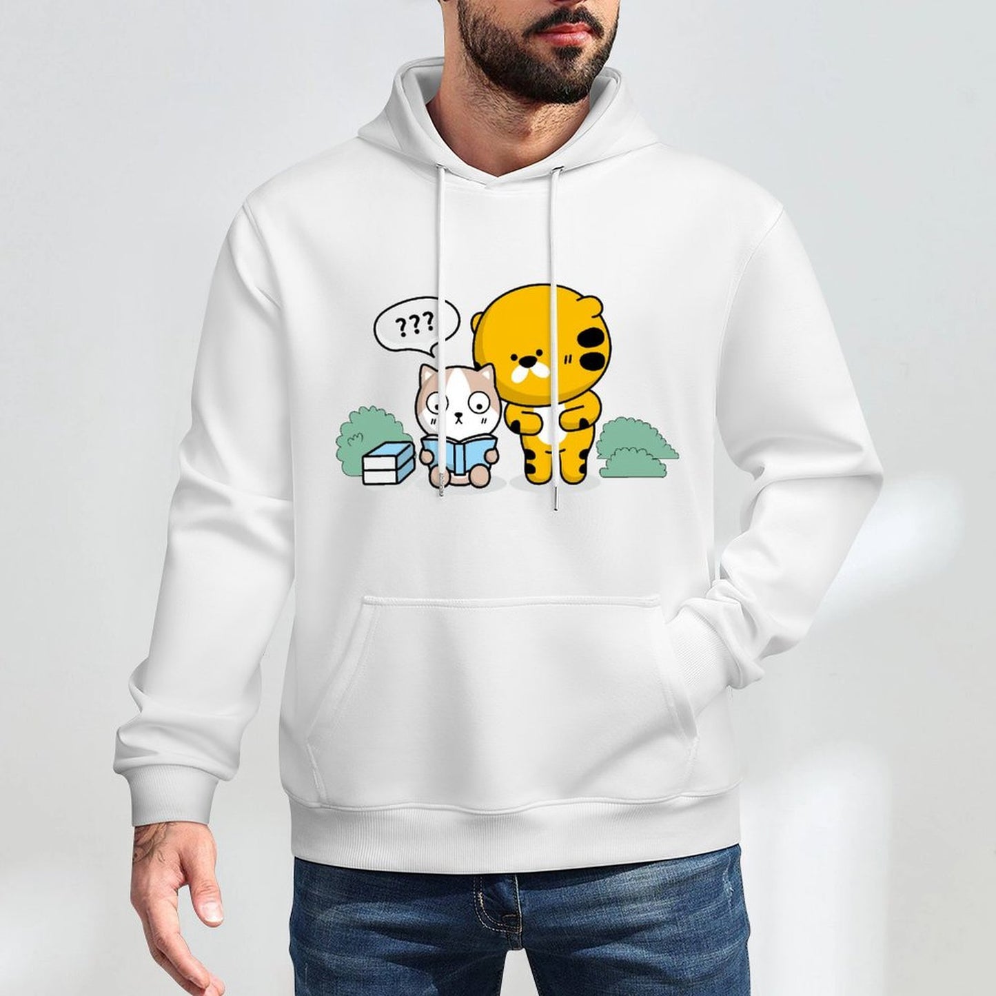 Made-to-Order Sleek Front Graphic Hoodies