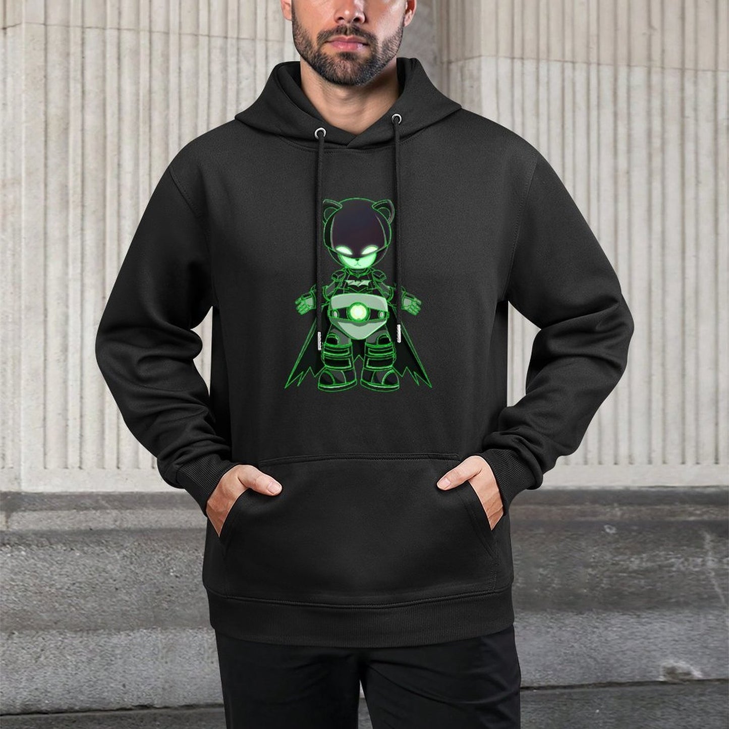 Hoodie Front PatternStreetStyle Minimal