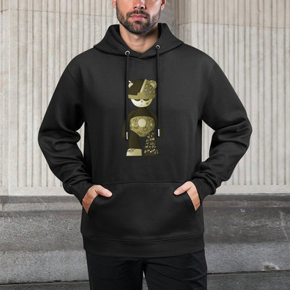 IPIB 250g Hooded Pocket Sweatshirt Front GraphicMen's Hooded  Sweatshirt6000107-2