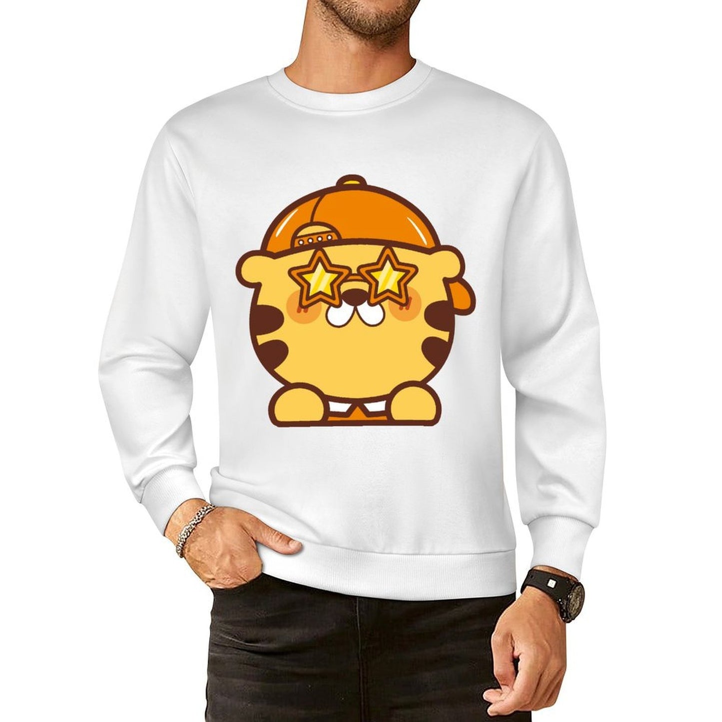 Front Patterned Long Sleeve TopPure CoreLine