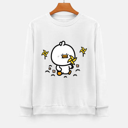 Front Patterned Long Sleeve TopHeavyweight RegularFit