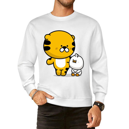 Front Patterned Long Sleeve TopVibrant Colors Street