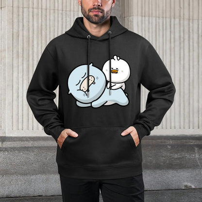 Front Graphic HoodiesMinimal Crisp Print
