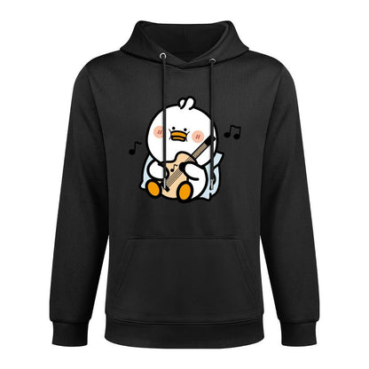 Casual Minimalist Front Graphic Hoodies