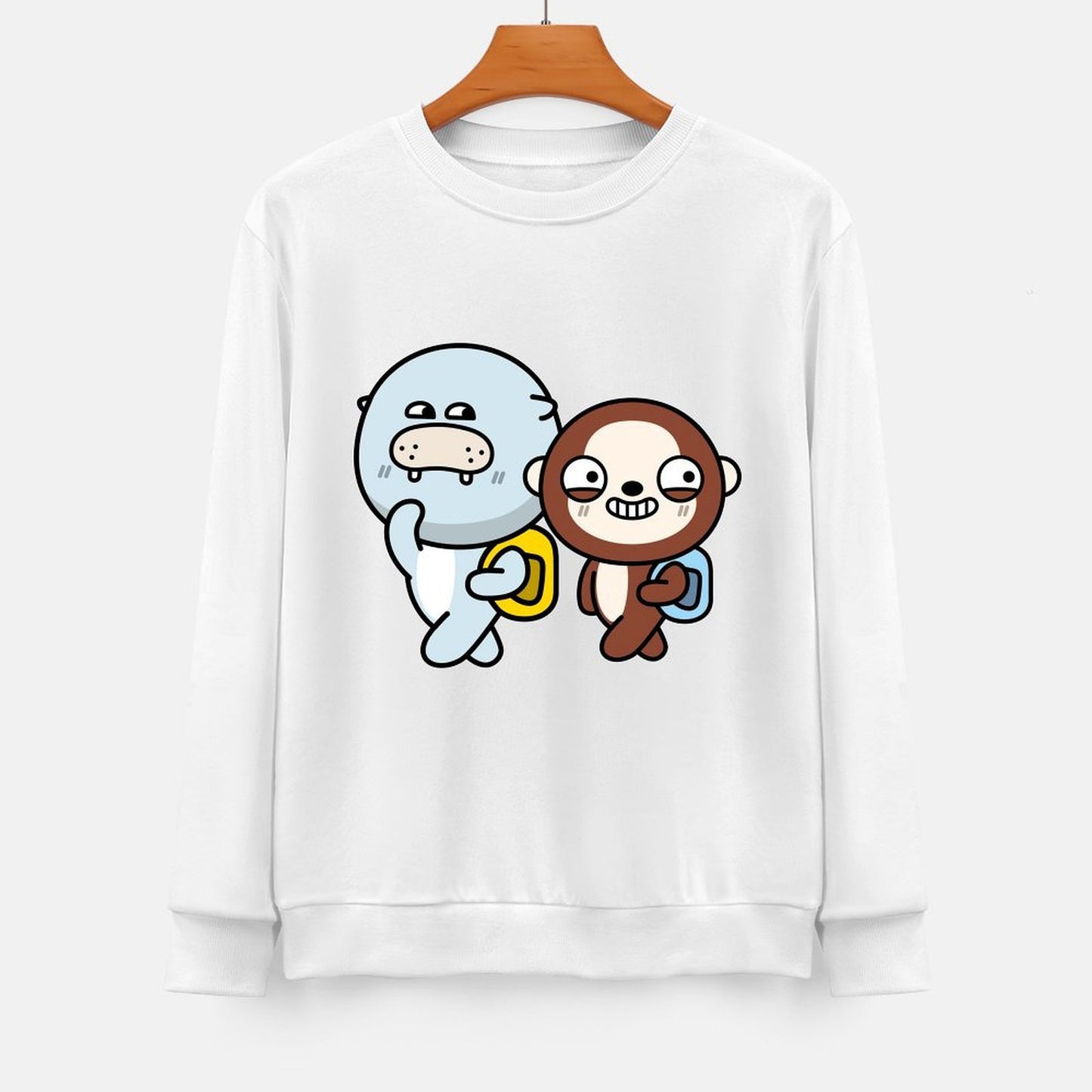 Front Patterned Long Sleeve TopChill Refined