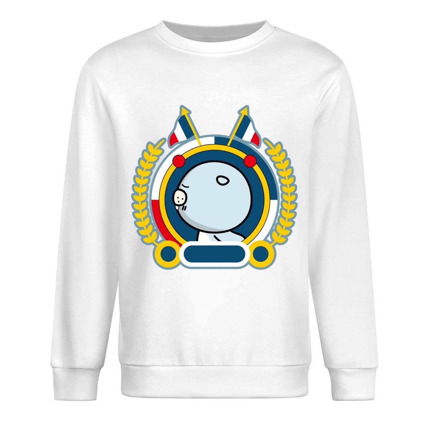 Front Patterned Long Sleeve TopDesign-Your-Own Neat