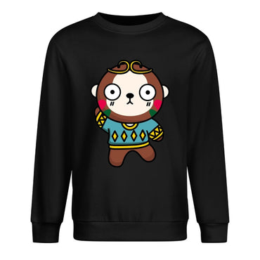 Front Patterned Long Sleeve TopStreetLine Neutral