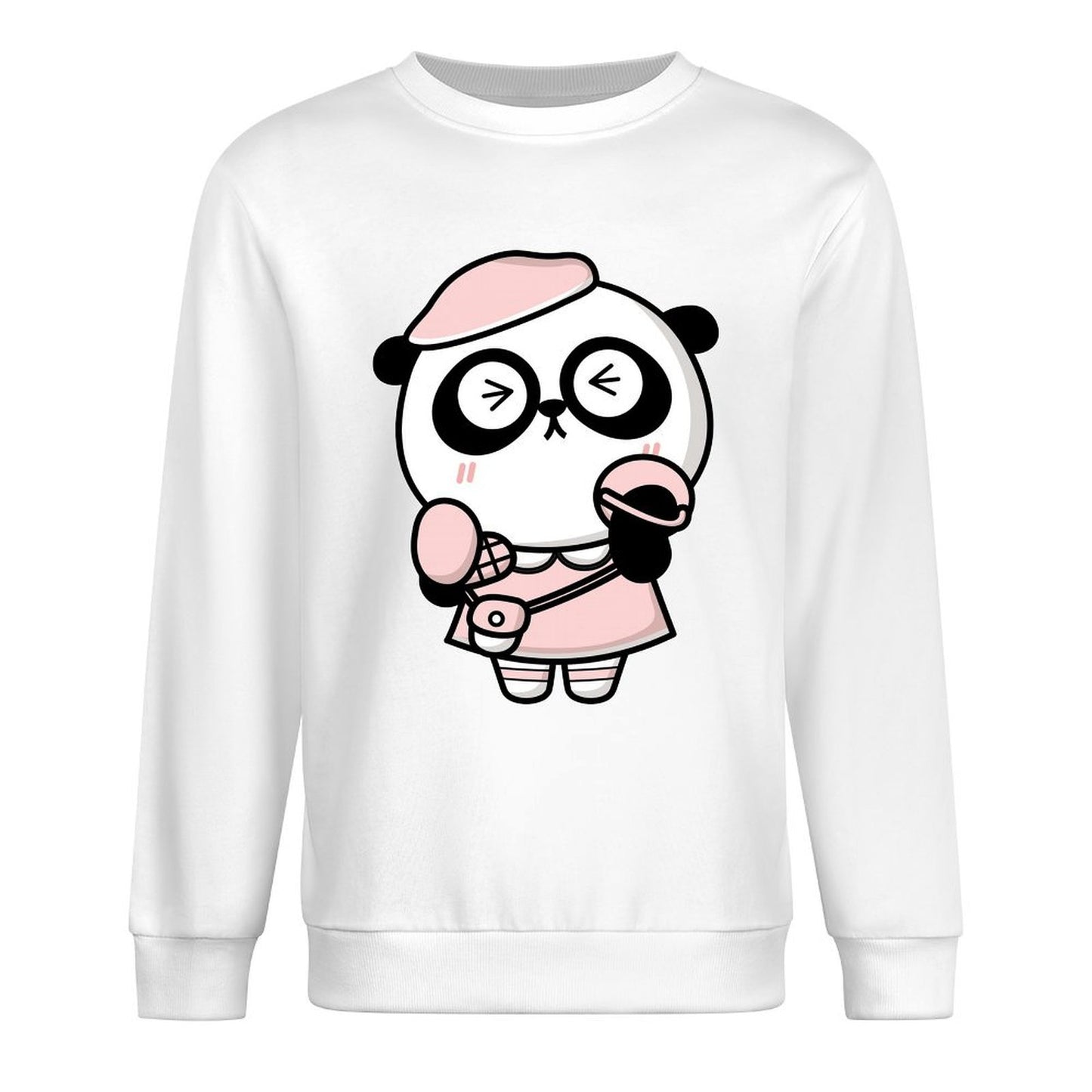 Front Patterned Long Sleeve TopPocket Tee ComfortLine