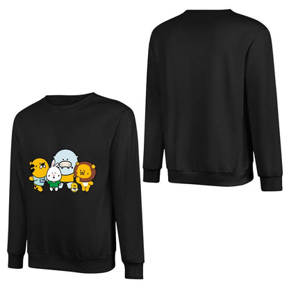 Front Patterned Long Sleeve TopEverydayWear Unisex