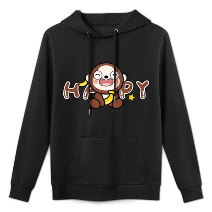 Neutral TrueFit Front Graphic Hoodies