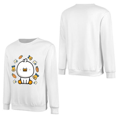 Front Patterned Long Sleeve TopColorfast Unisex