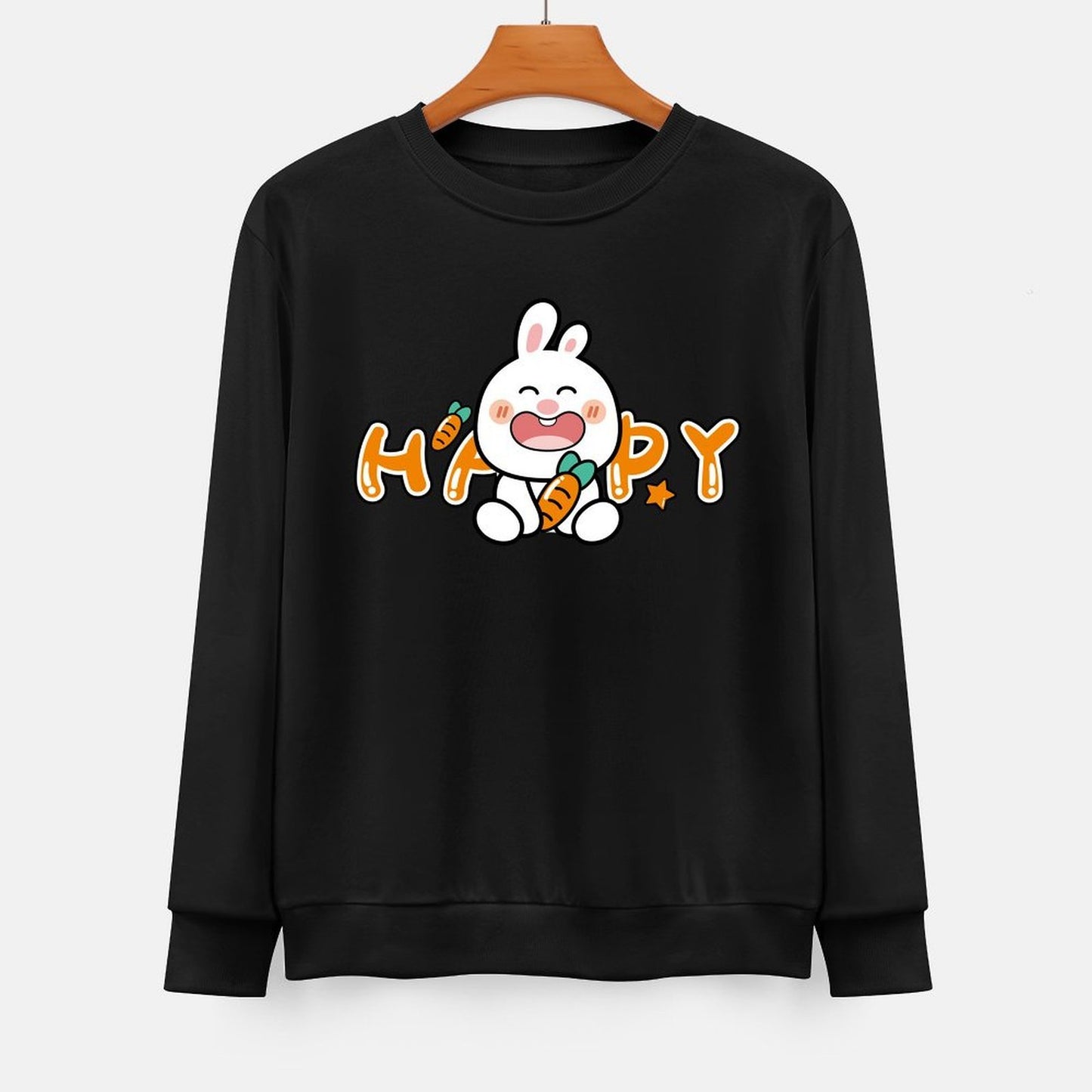  Front Patterned Long Sleeve TopHeavyweight EasyStyle