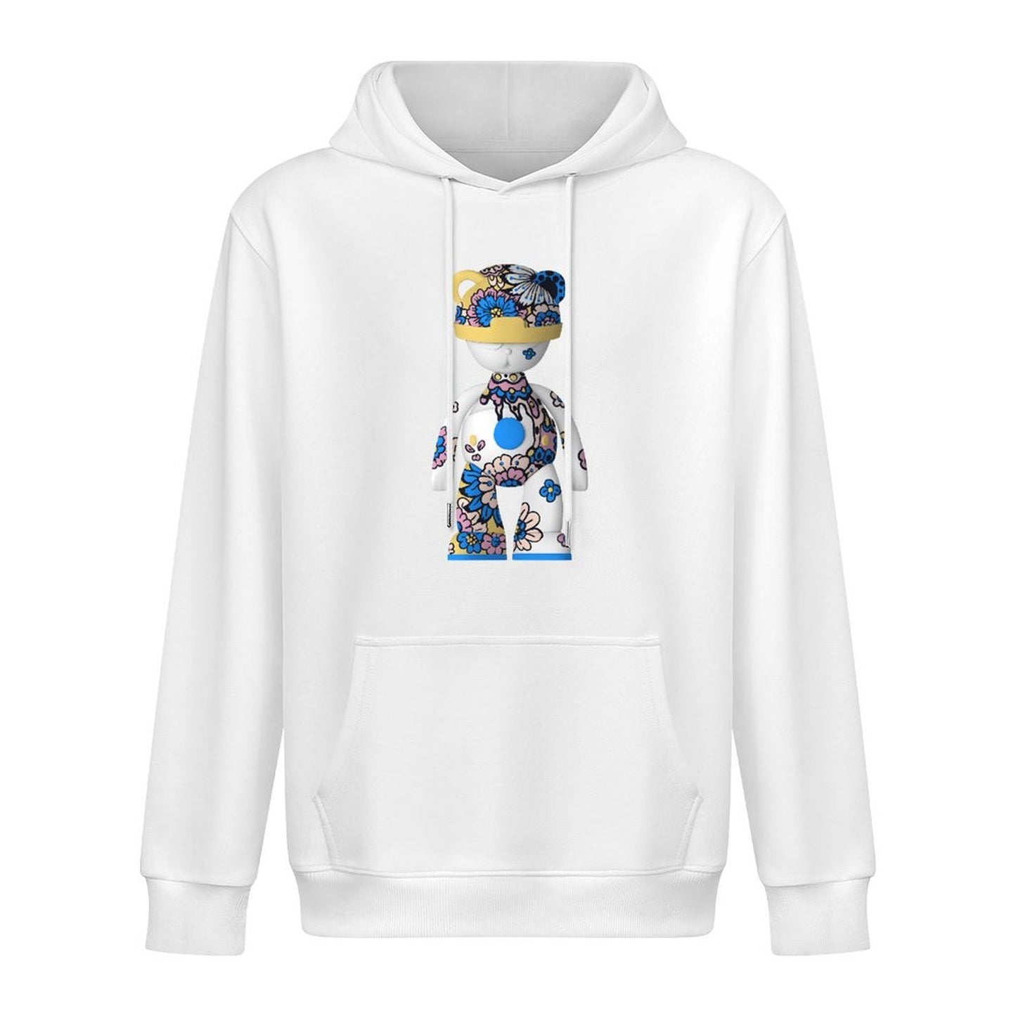 Hoodie Front PatternSeamless Crew Neck