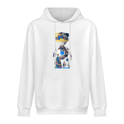 Hoodie Front PatternSeamless Crew Neck