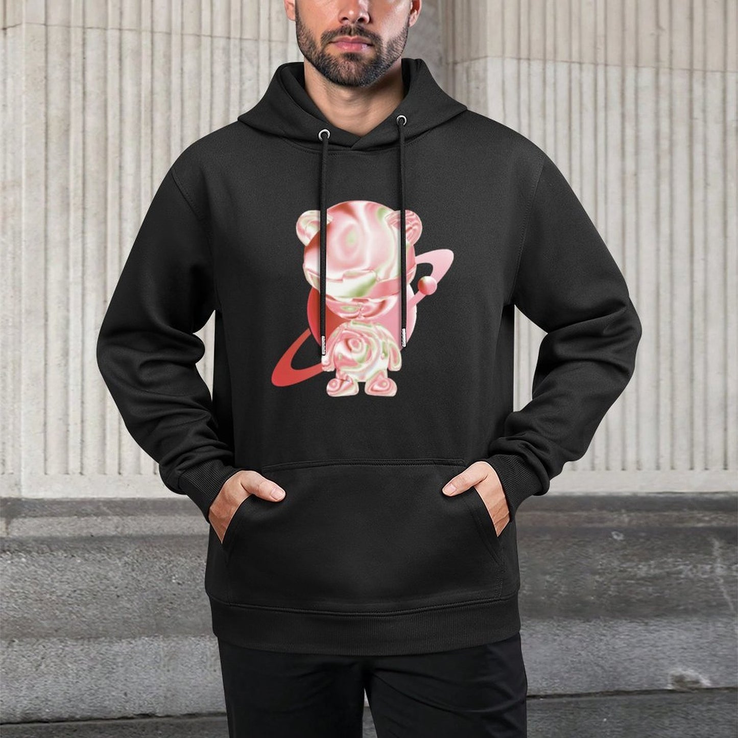 Hoodie Front PatternPrinted Neutral