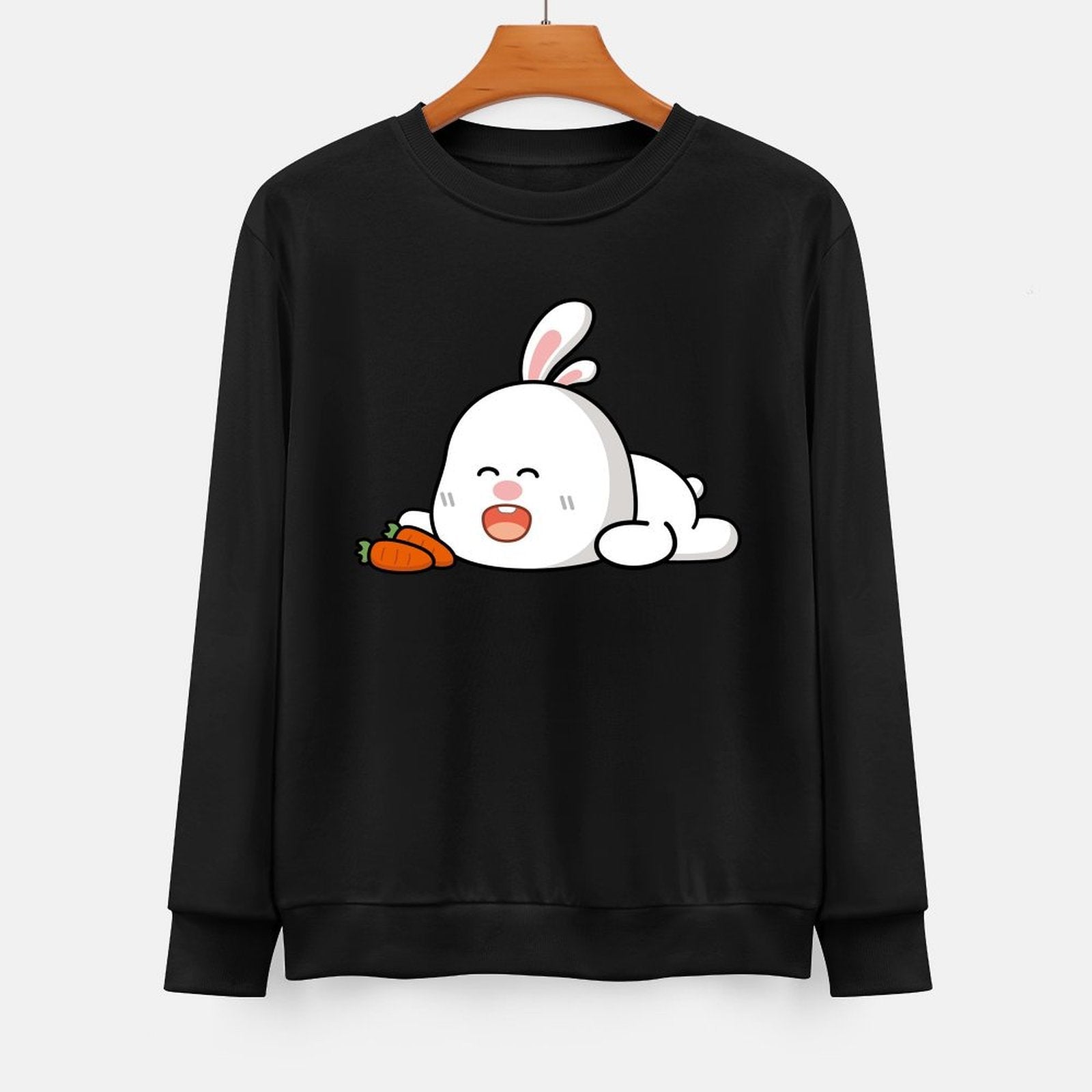  Front Patterned Long Sleeve TopPlain AllDay