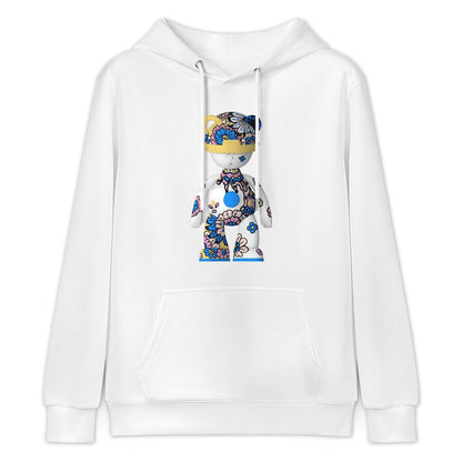 Hoodie Front PatternSeamless Crew Neck