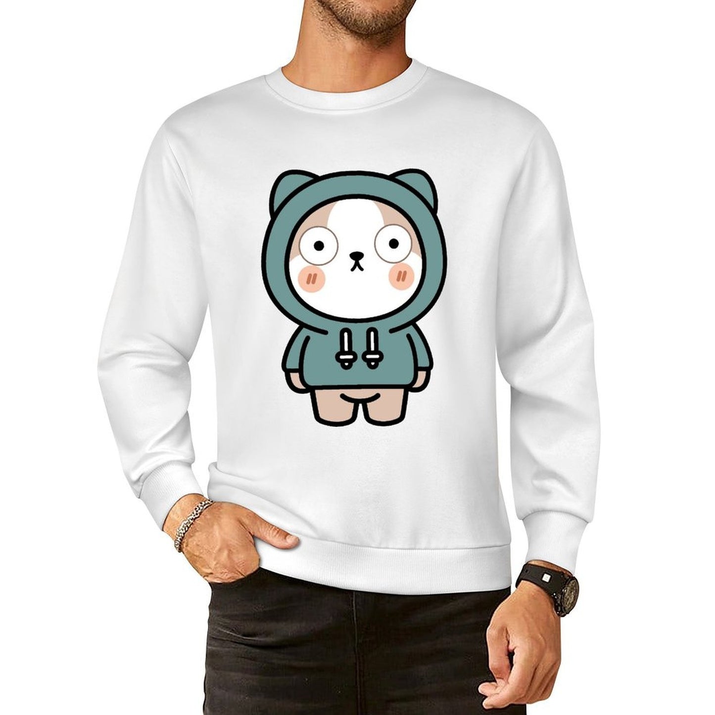 Front Patterned Long Sleeve TopMoisture-Wicking ComfortLine