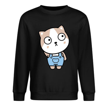 Front Patterned Long Sleeve TopEasy-Care Smooth