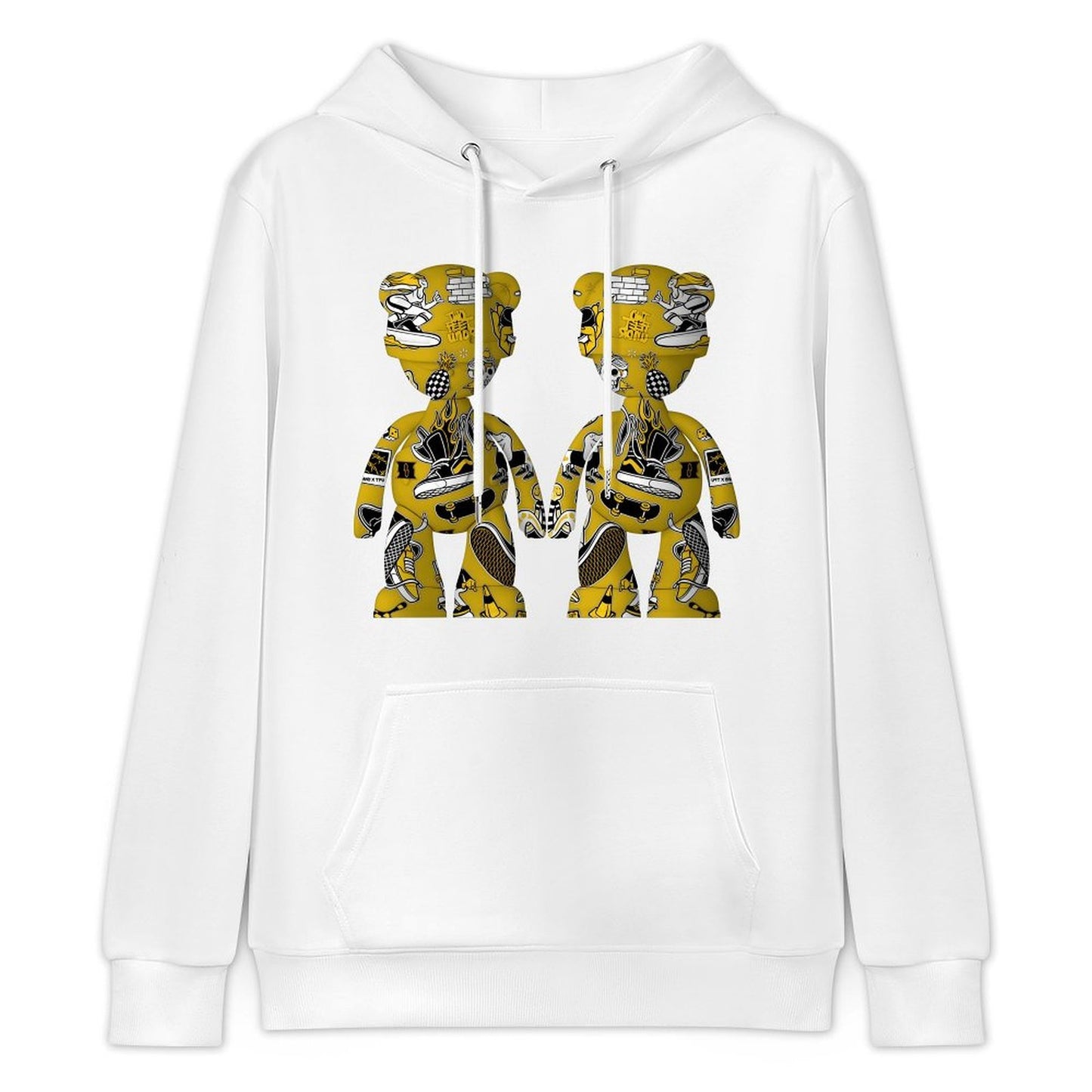 Hoodie Front PatternPrint-Ready Modern