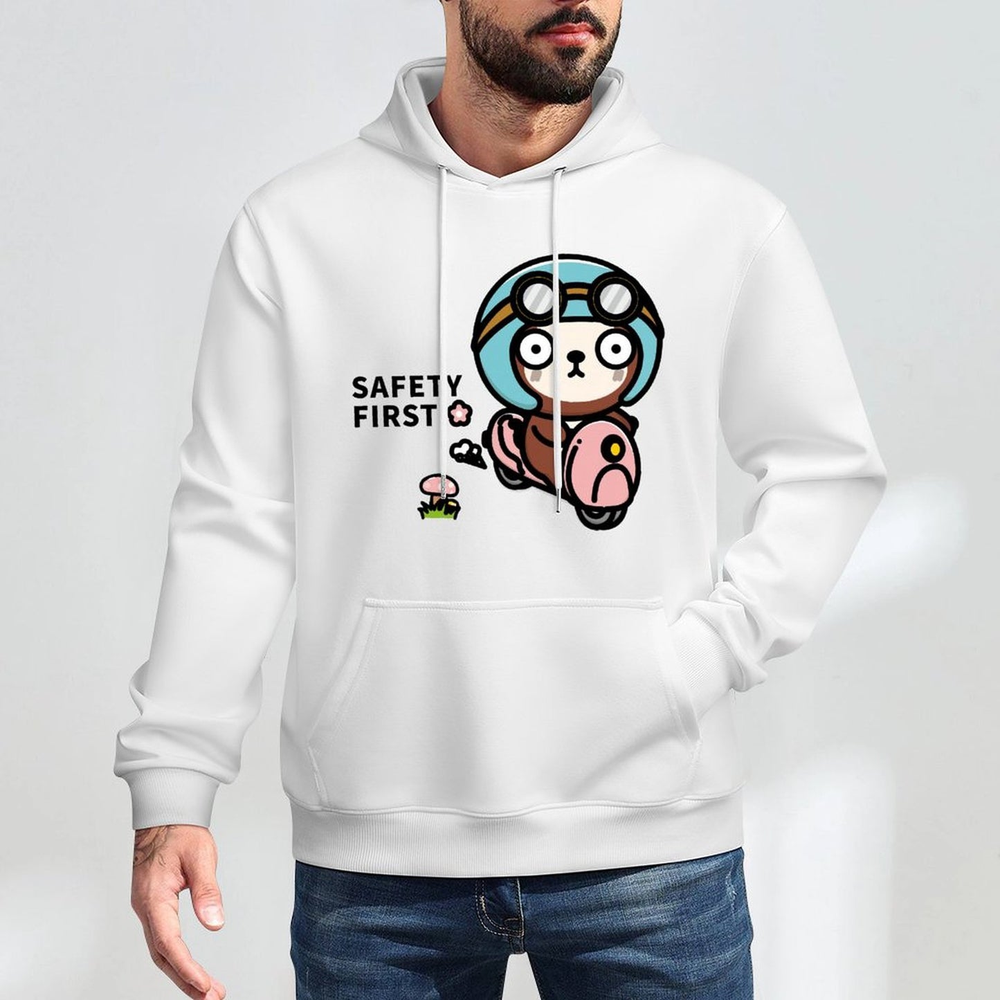 EverydayComfort StreetStyle Front Graphic Hoodies