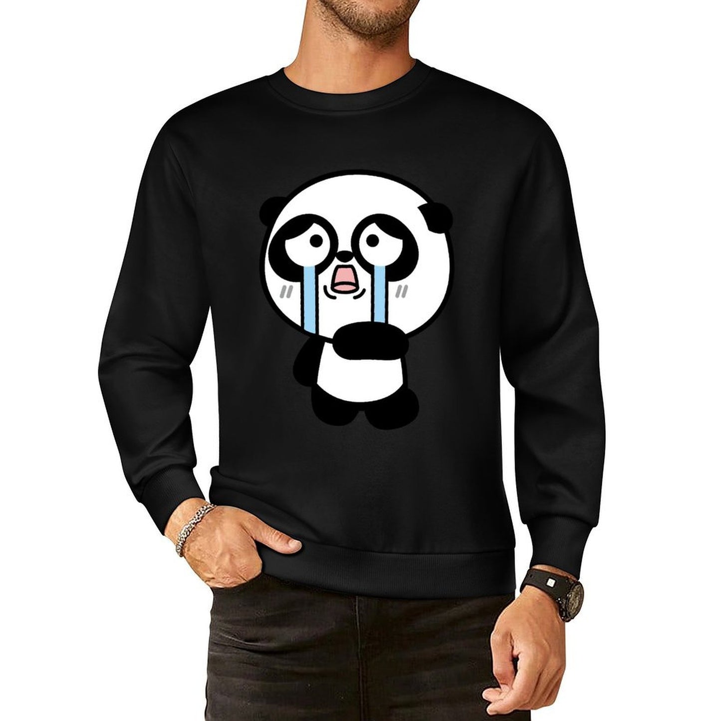 Front Patterned Long Sleeve TopClean TimelessStyle