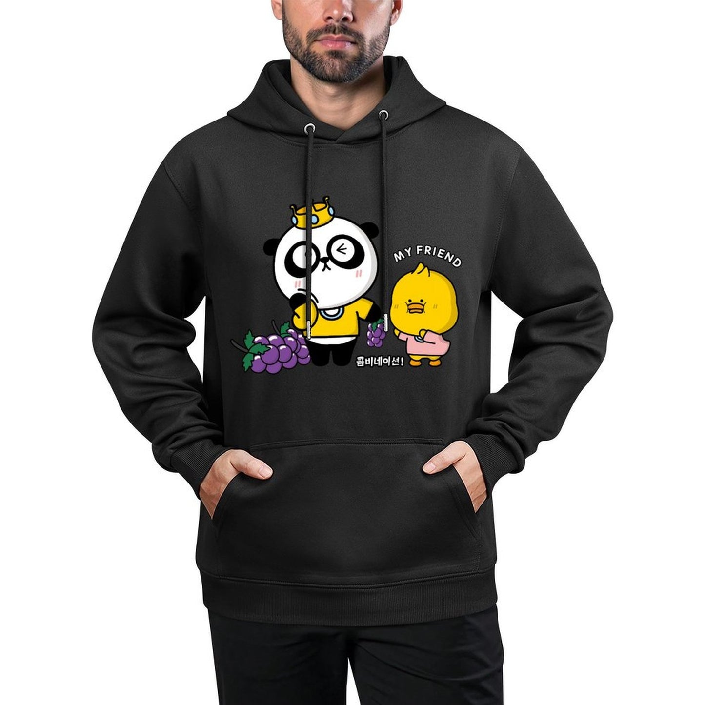 IPBR 250g Hooded Pocket Sweatshirt Front GraphicMen's Hooded  Sweatshirt4001483