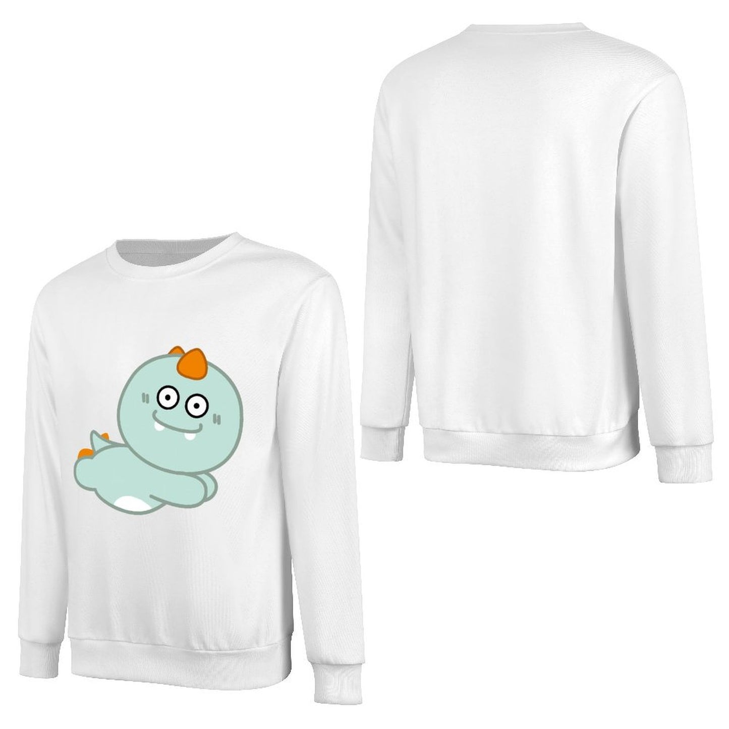 Front Patterned Long Sleeve TopBasicSeries AllDay