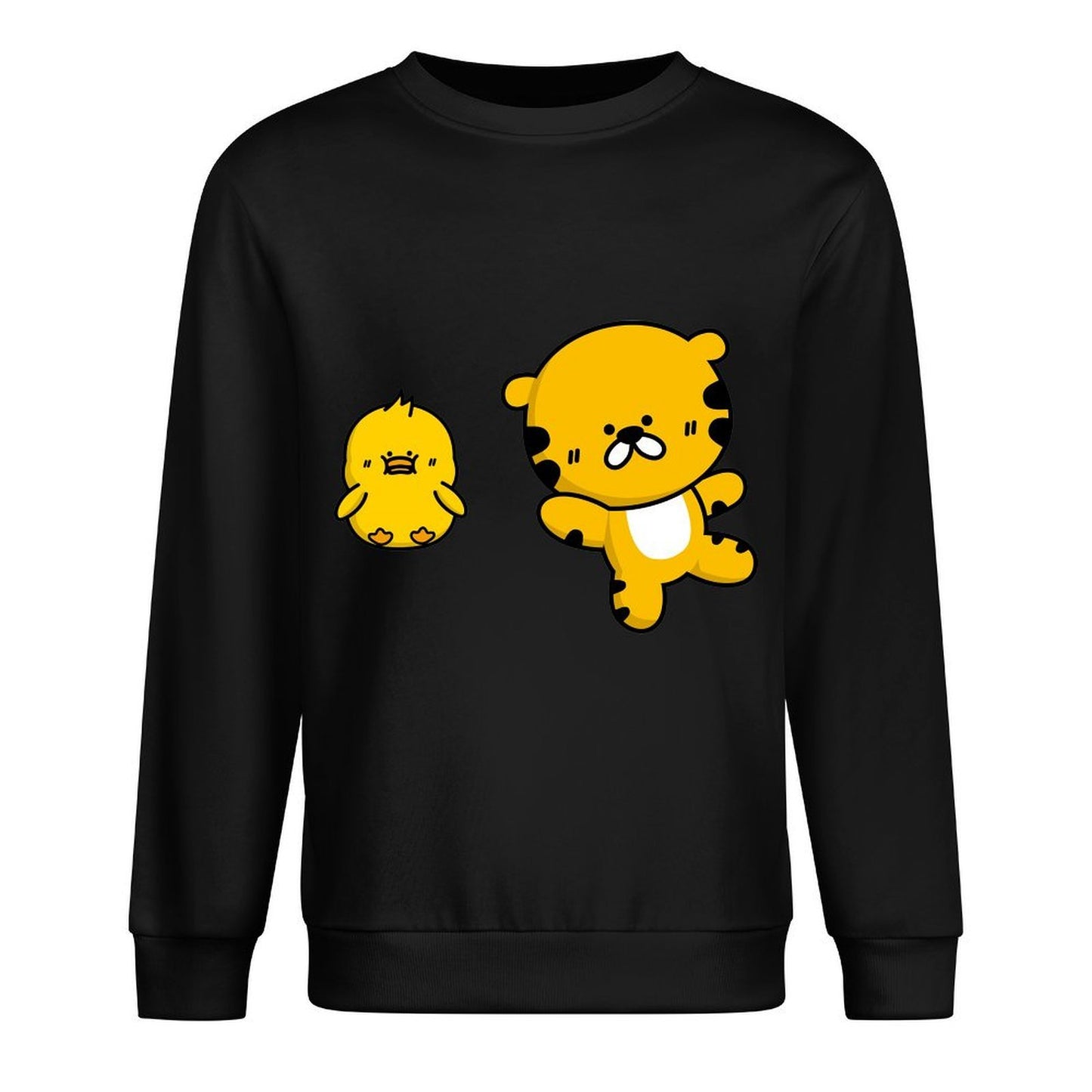 Front Patterned Long Sleeve TopPrinted StreetLine