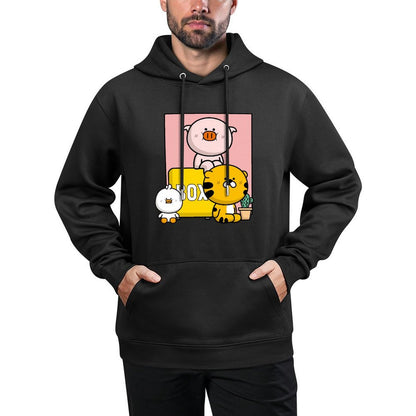 Front Graphic HoodiesEasy-Care Shrink-Resistant