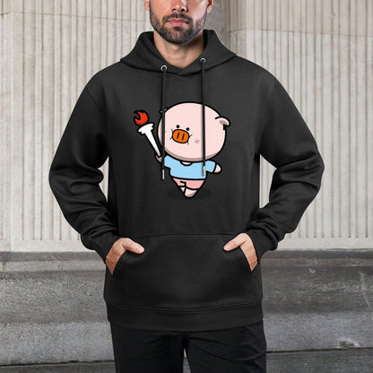 Casual 100% Cotton Front Graphic Hoodies