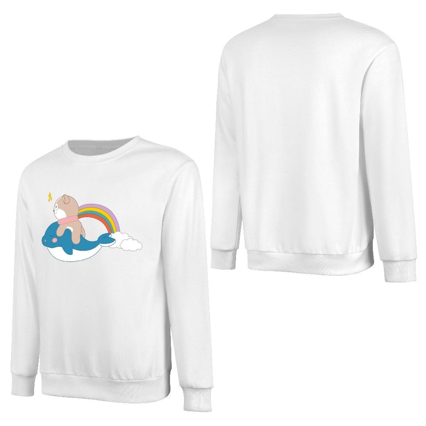 Front Patterned Long Sleeve TopClassicSeries Studio