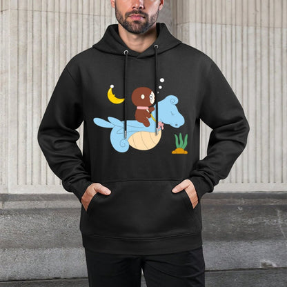 ModernFit Cotton Front Graphic Hoodies