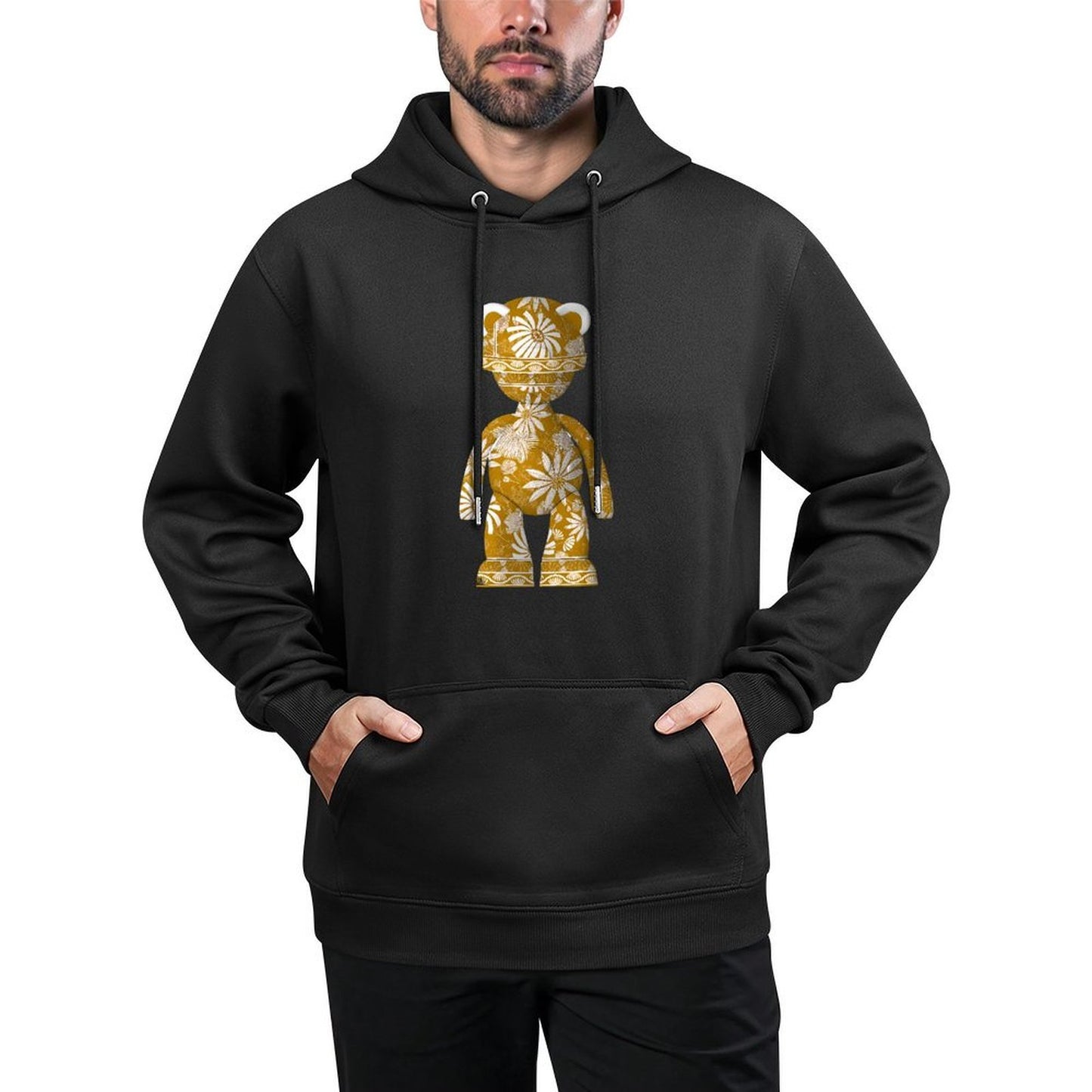 IPIB 250g Hooded Pocket Sweatshirt Front GraphicMen's Hooded  Sweatshirt6000112-3