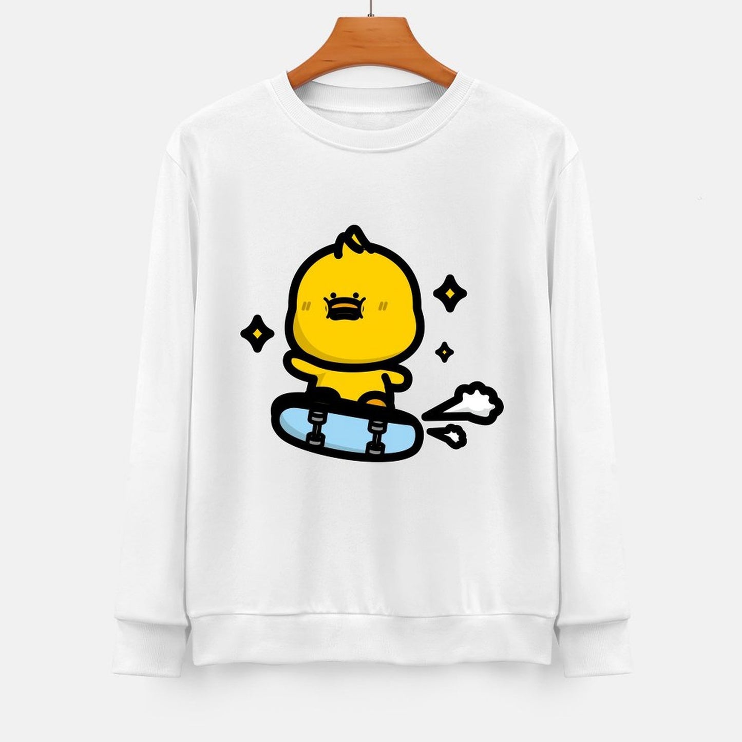 Front Patterned Long Sleeve TopRelaxFit TrueStyle